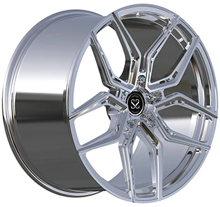 Chrome Style New Staggered 21 ו-22 אינץ' עבור טסלה דגם S משובץ