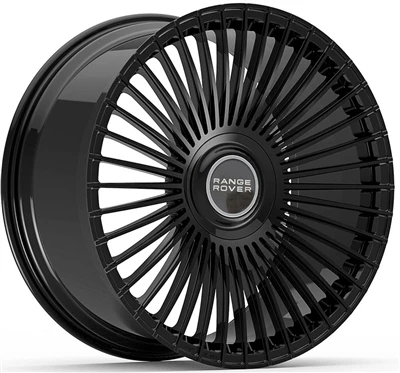 Nes Style Gloss Black 20x9.0 1-גלגלים מחושלים למחשב עבור RANGE ROVER