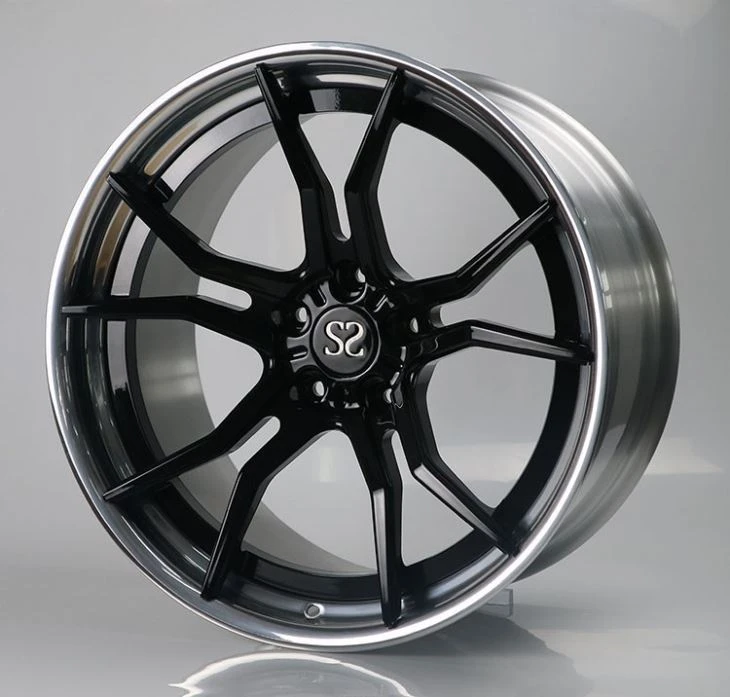 Custom Gloss Black 22inch 2-PC Rims For Porsche Cayenne Car Rims
